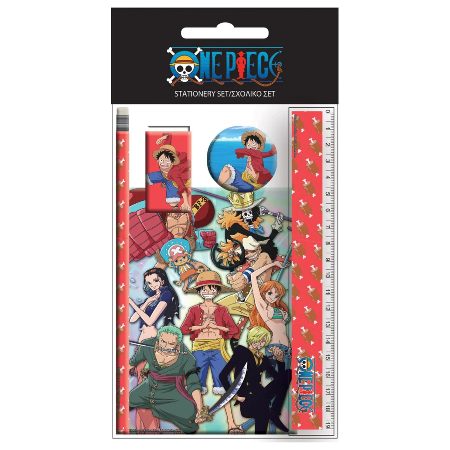 One Piece Crew Stationery Set 5 Pieces product photo