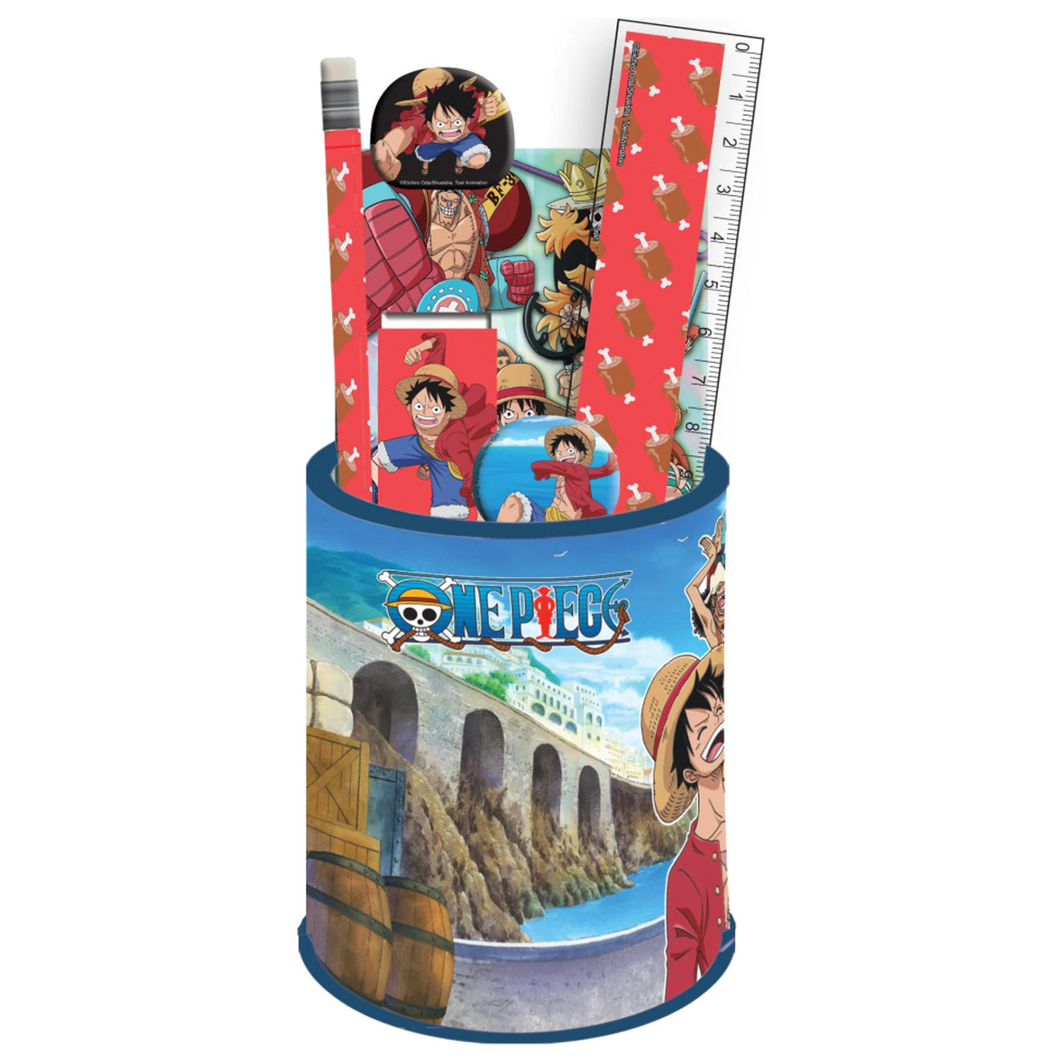 One Piece Crew Stationery Set 7 pcs product photo