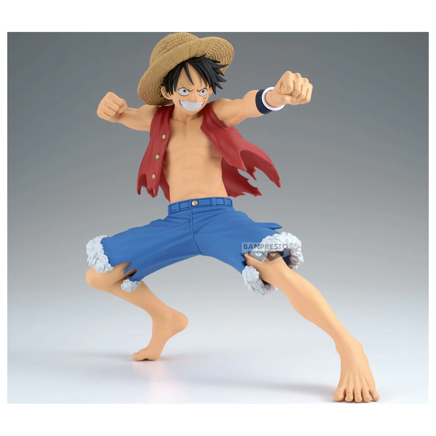 One Piece Cross Posing Monkey D Luffy figure 16cm product photo