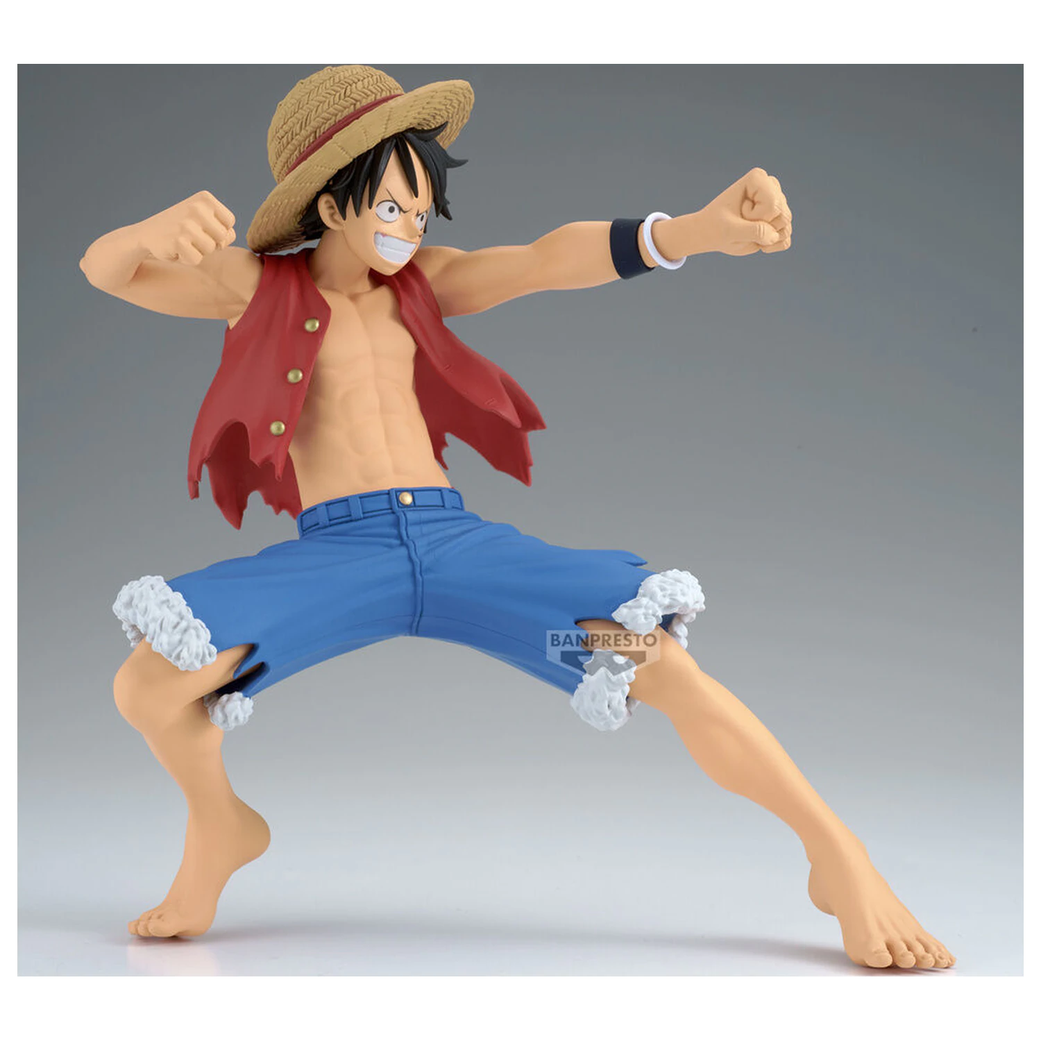 One Piece Cross Posing Monkey D Luffy figure 16cm product photo