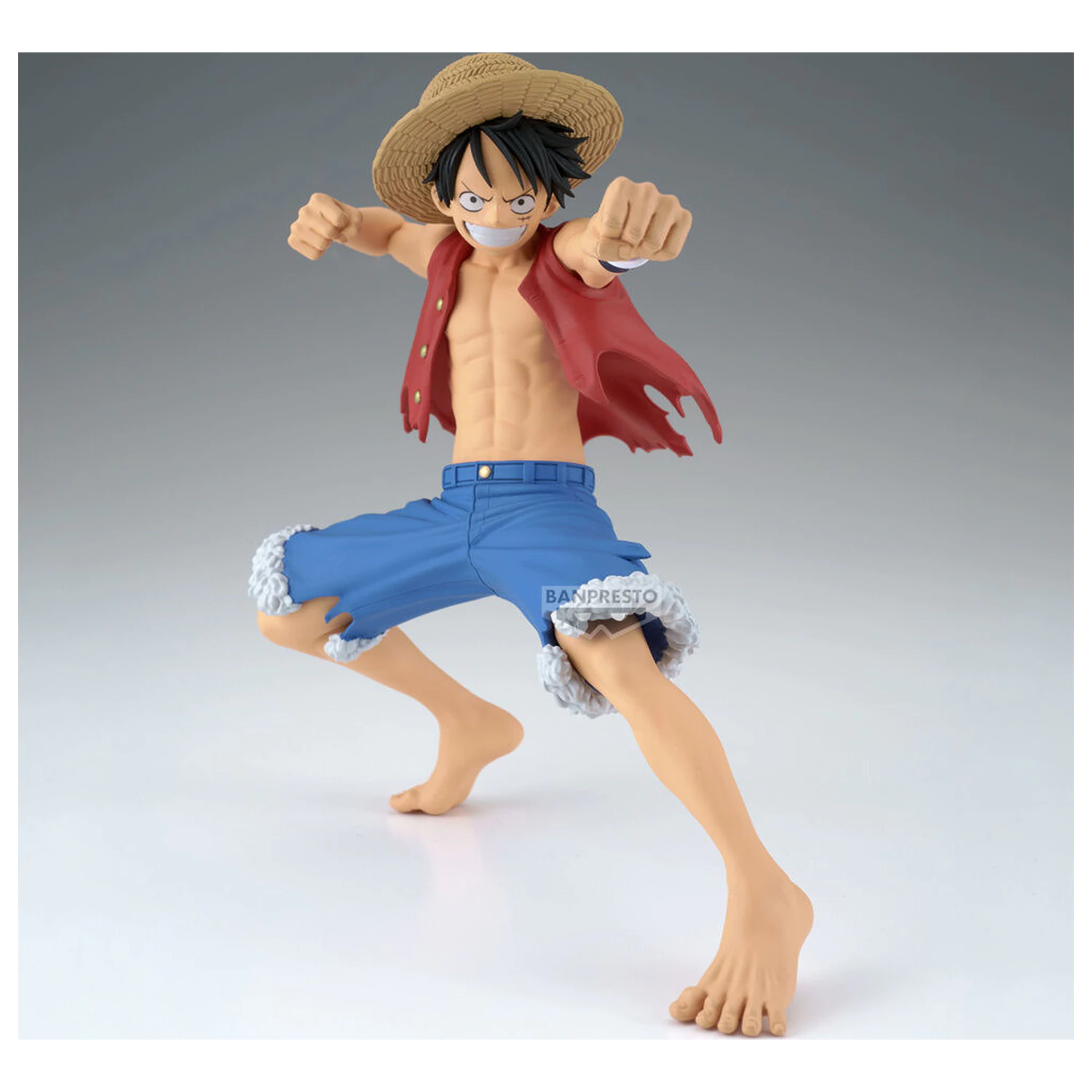 One Piece Cross Posing Monkey D Luffy figure 16cm product photo