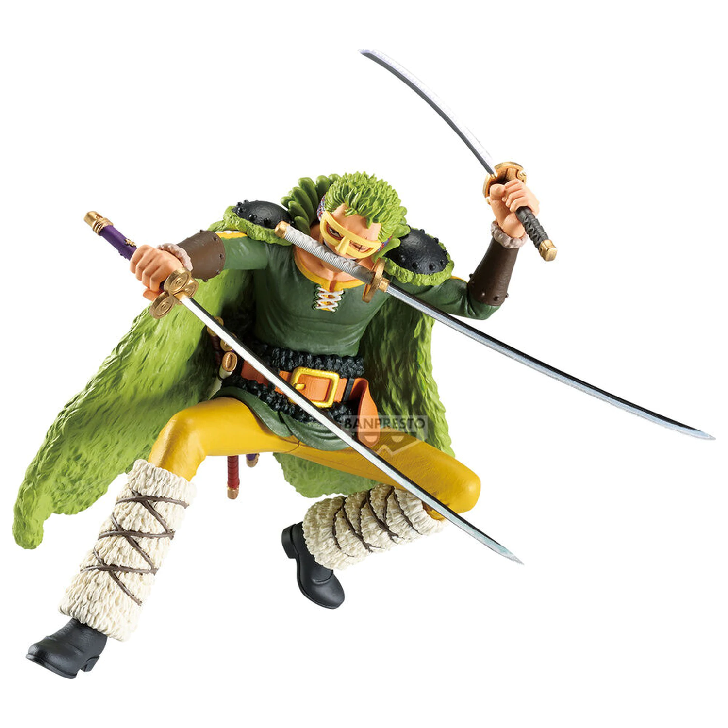 One Piece Cross Posing Roronoa Zoro figure 18cm product photo