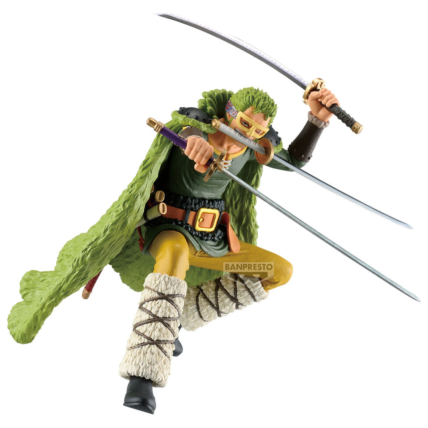 One Piece Cross Posing Roronoa Zoro figure 18cm product photo