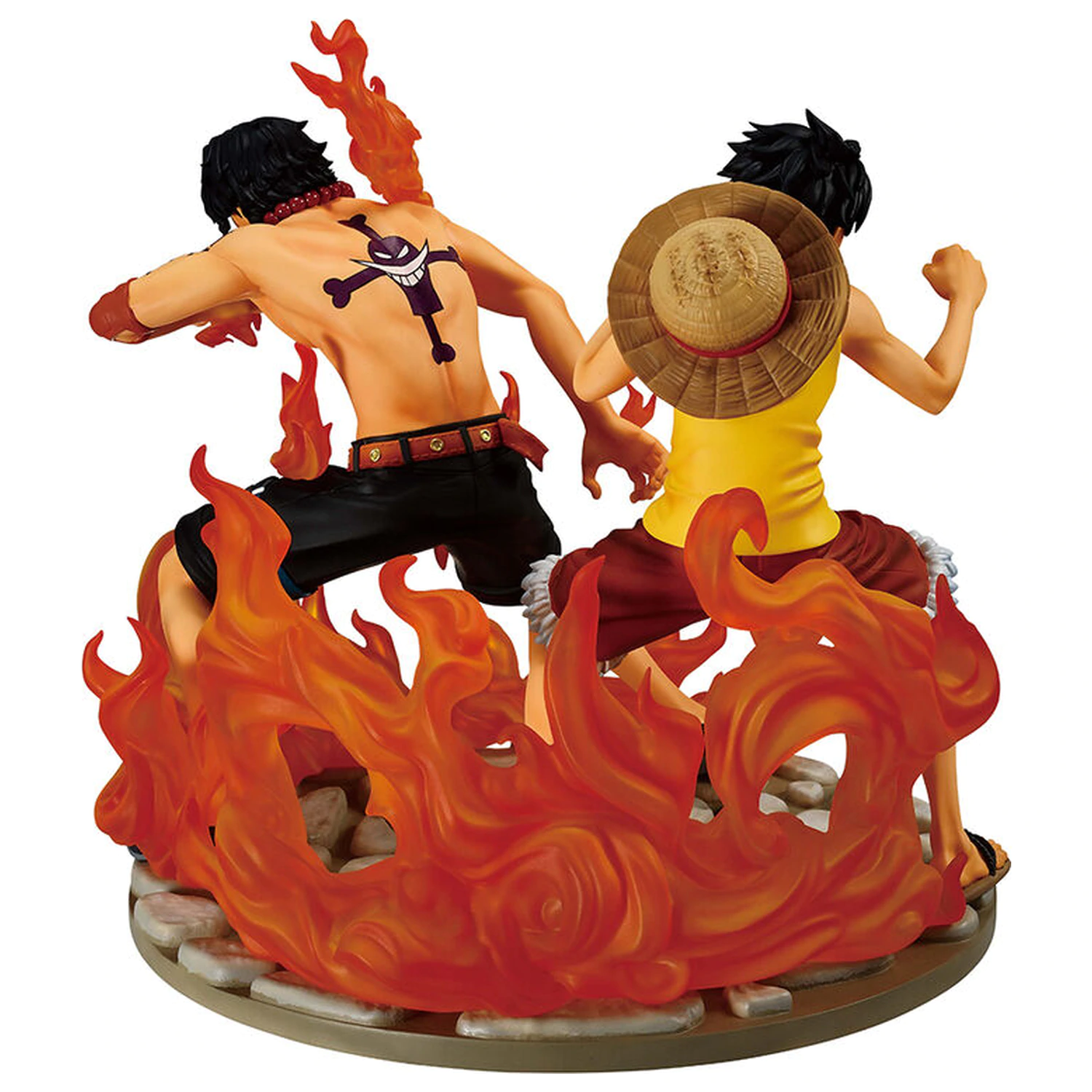 One Piece Dramatic Memories Ace & Luffy Ichibansho figure 15cm product photo