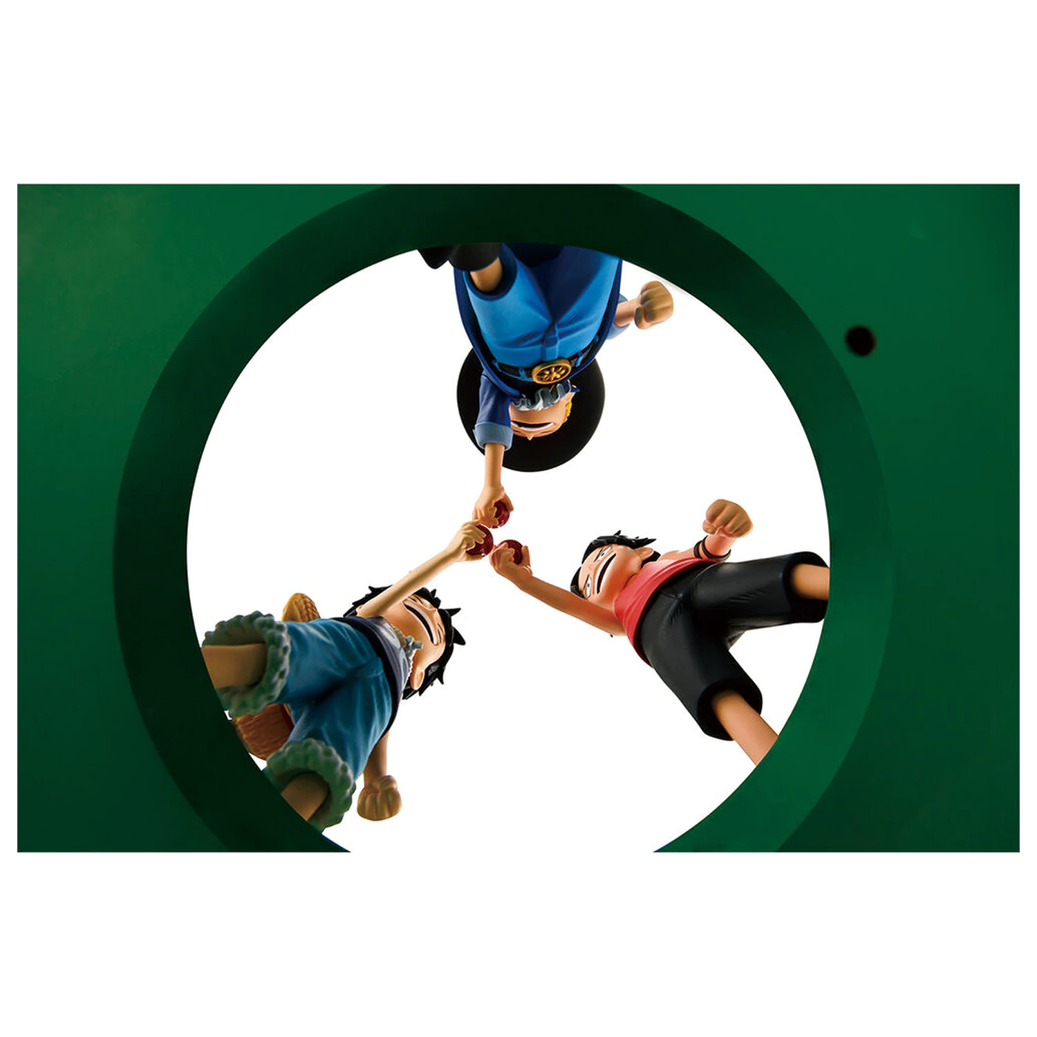 One Piece Dramatic Memories Ace & Sabo & Luffy Ichibansho figure 10cm product photo