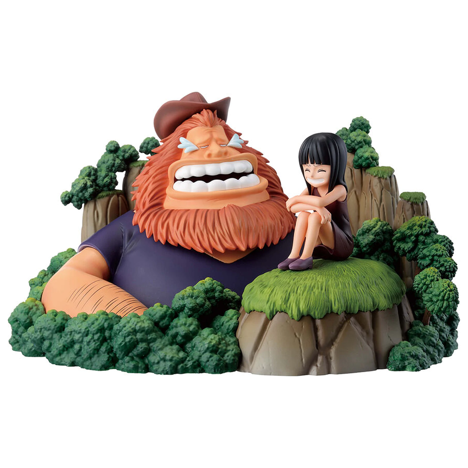 One Piece Dramatic Memories Saul & Robin figure 13cm product photo