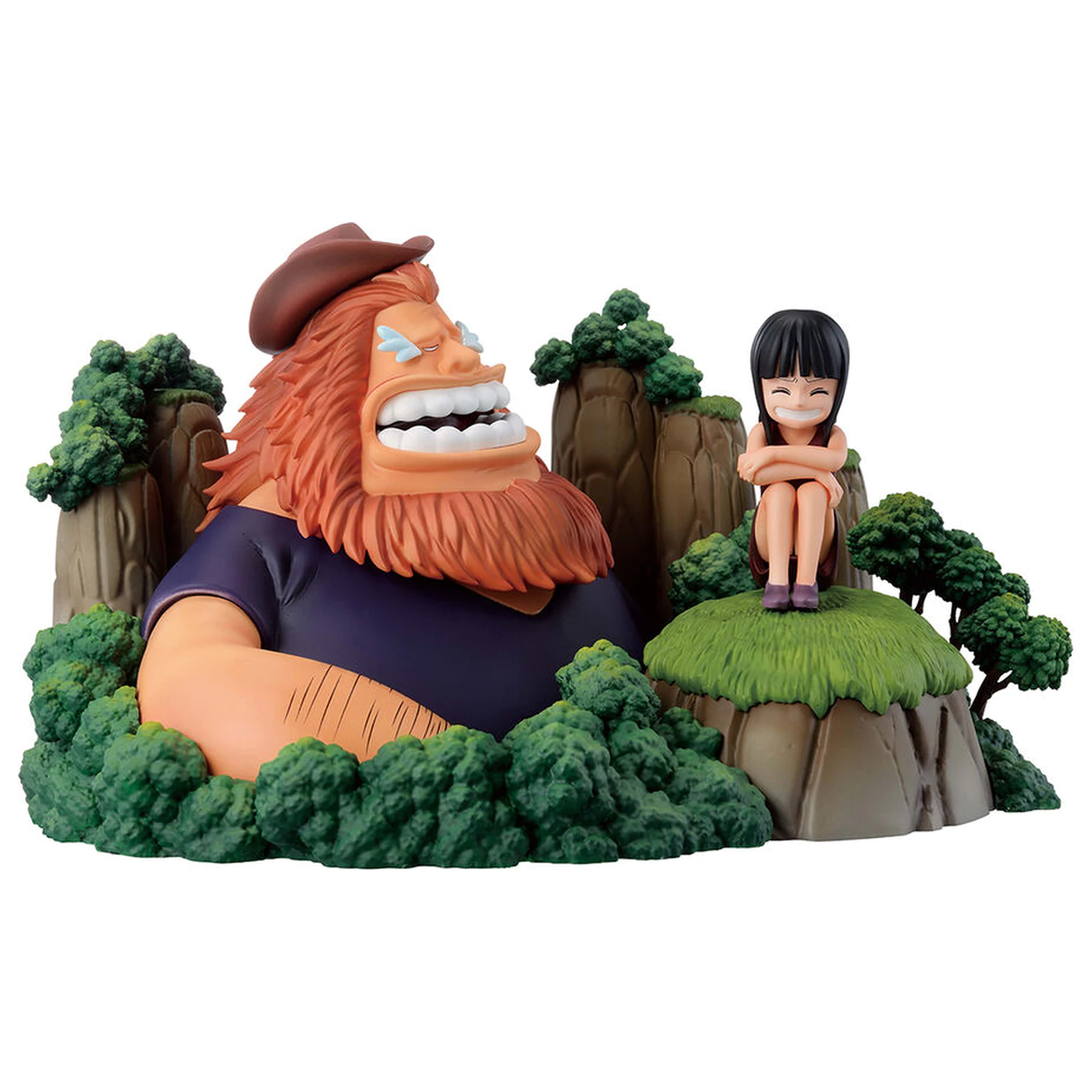 One Piece Dramatic Memories Saul & Robin figure 13cm product photo
