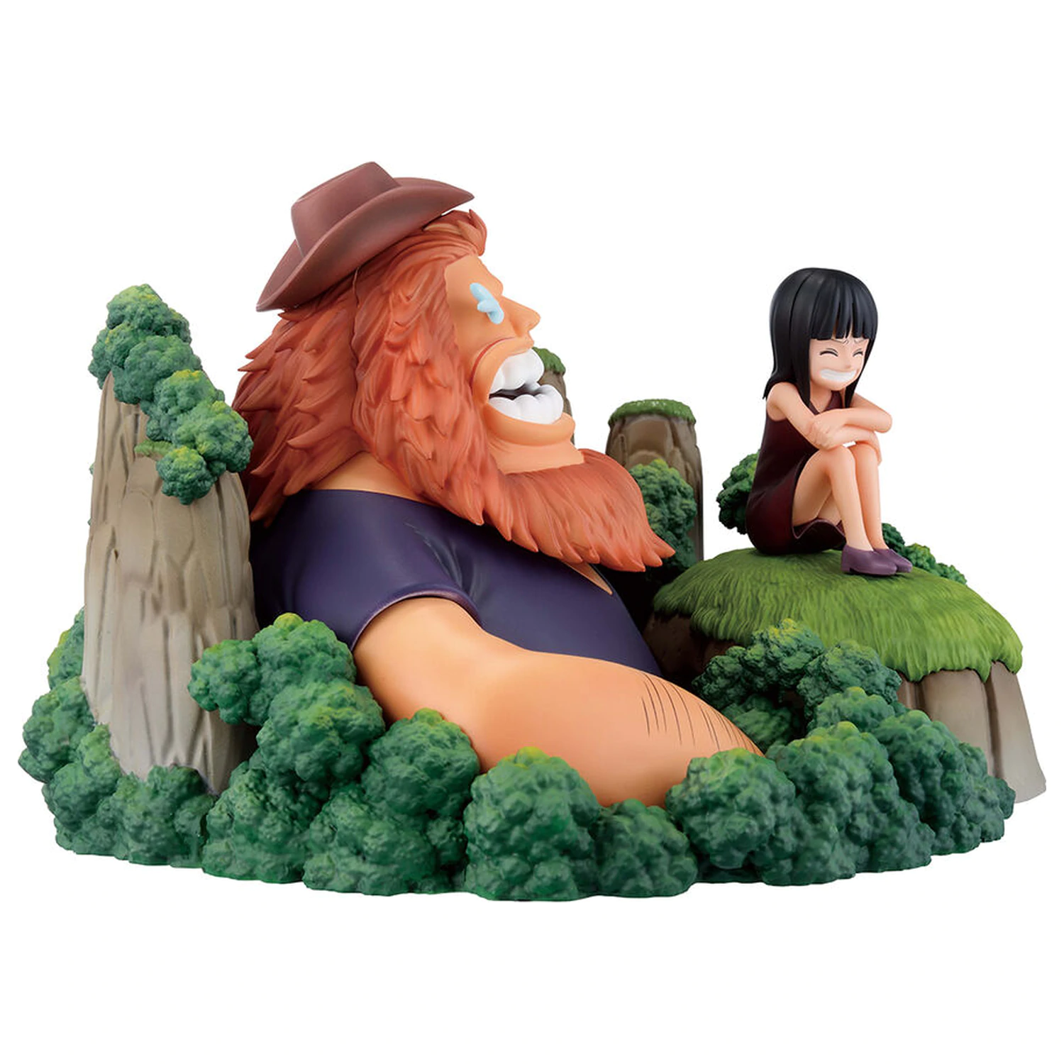 One Piece Dramatic Memories Saul & Robin figure 13cm product photo