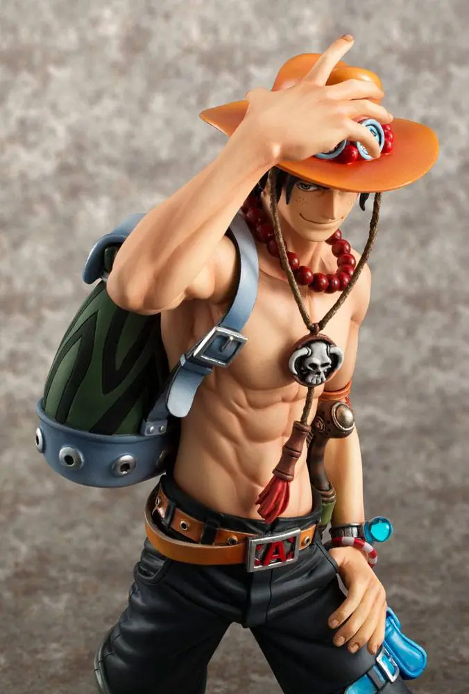 One Piece Excellent Model P.O.P PVC Statue NEO-DX Portgas D. Ace 10th Limited Ver. 23 cm product photo