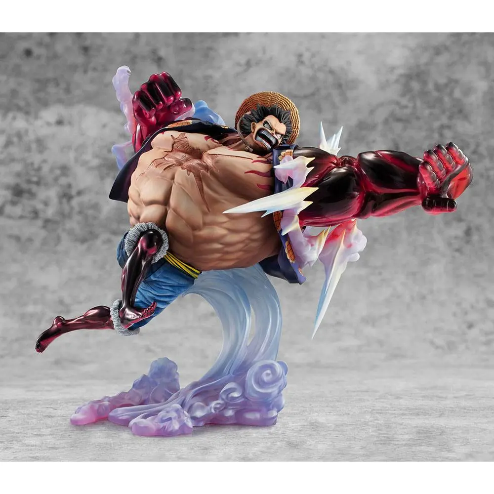 One Piece Excellent Model P.O.P PVC Statue SA-Maximum Monkey D. Luffy Gear 4 Bounce Man Ver. 2 27 cm product photo