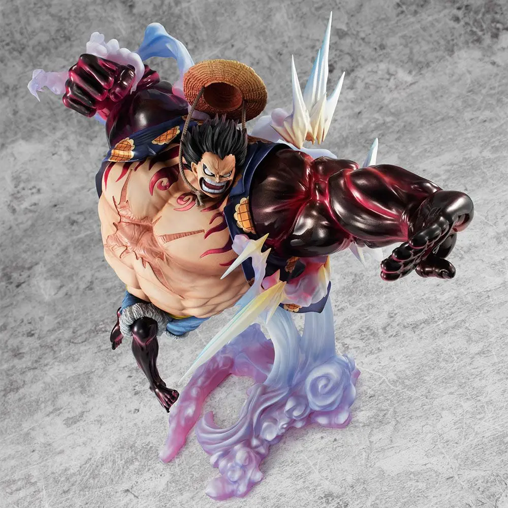 One Piece Excellent Model P.O.P PVC Statue SA-Maximum Monkey D. Luffy Gear 4 Bounce Man Ver. 2 27 cm product photo