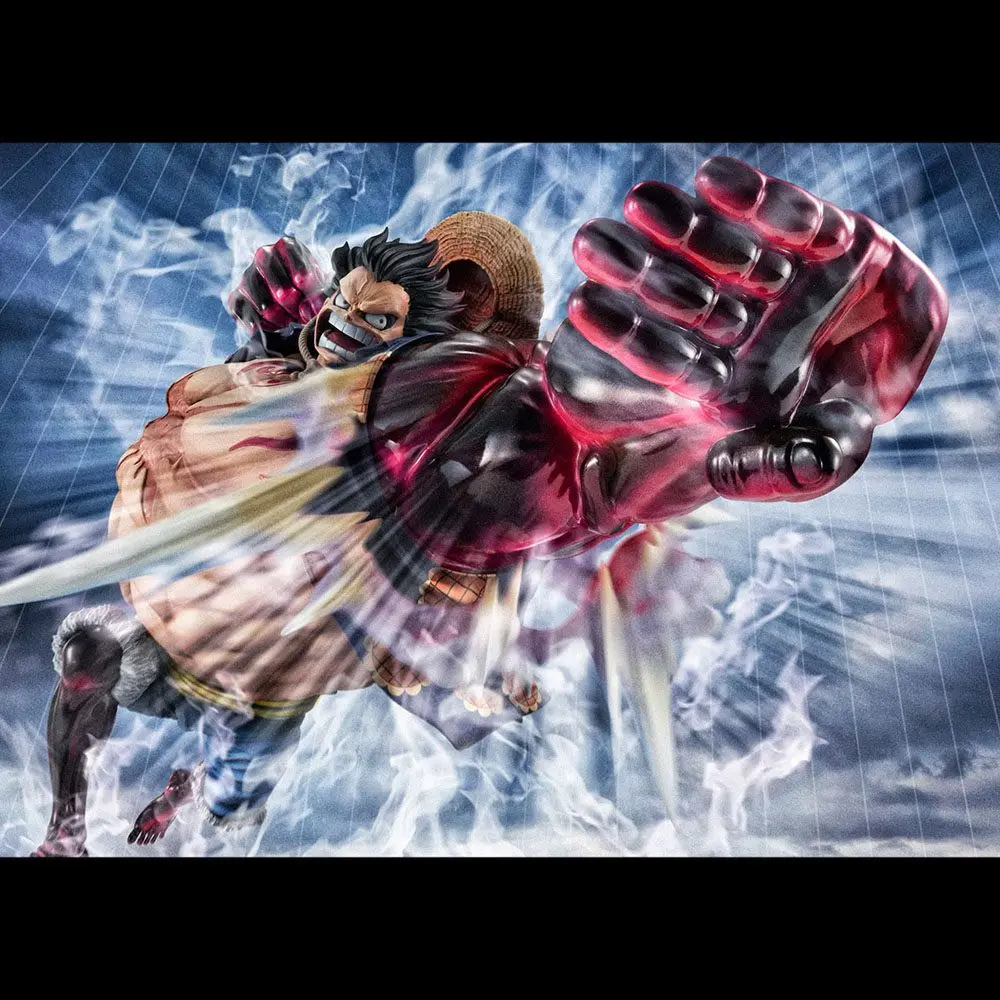 One Piece Excellent Model P.O.P PVC Statue SA-Maximum Monkey D. Luffy Gear 4 Bounce Man Ver. 2 27 cm product photo
