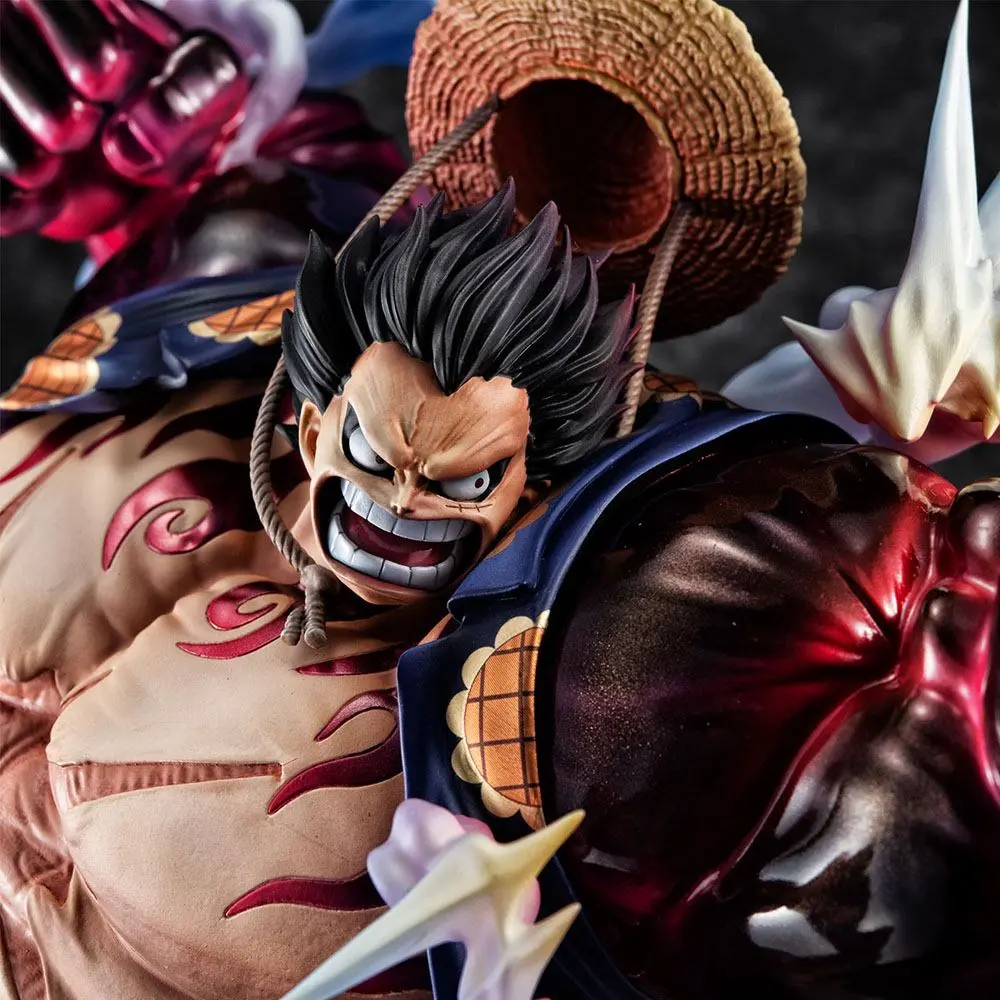 One Piece Excellent Model P.O.P PVC Statue SA-Maximum Monkey D. Luffy Gear 4 Bounce Man Ver. 2 27 cm product photo
