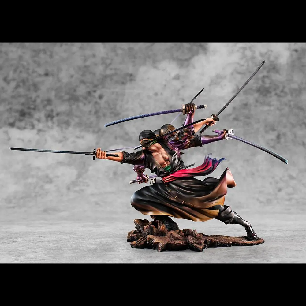 One Piece Excellent Model P.O.P PVC Statue SA-Maximum Roronoa Zoro Ver. Demon Spirit Kyuutouryuu Asura 17 cm termékfotó