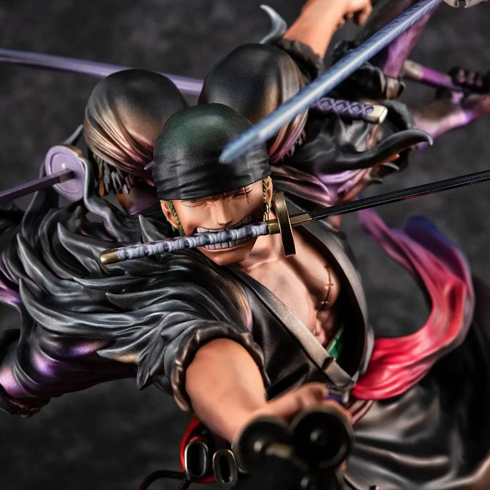 One Piece Excellent Model P.O.P PVC Statue SA-Maximum Roronoa Zoro Ver. Demon Spirit Kyuutouryuu Asura 17 cm termékfotó