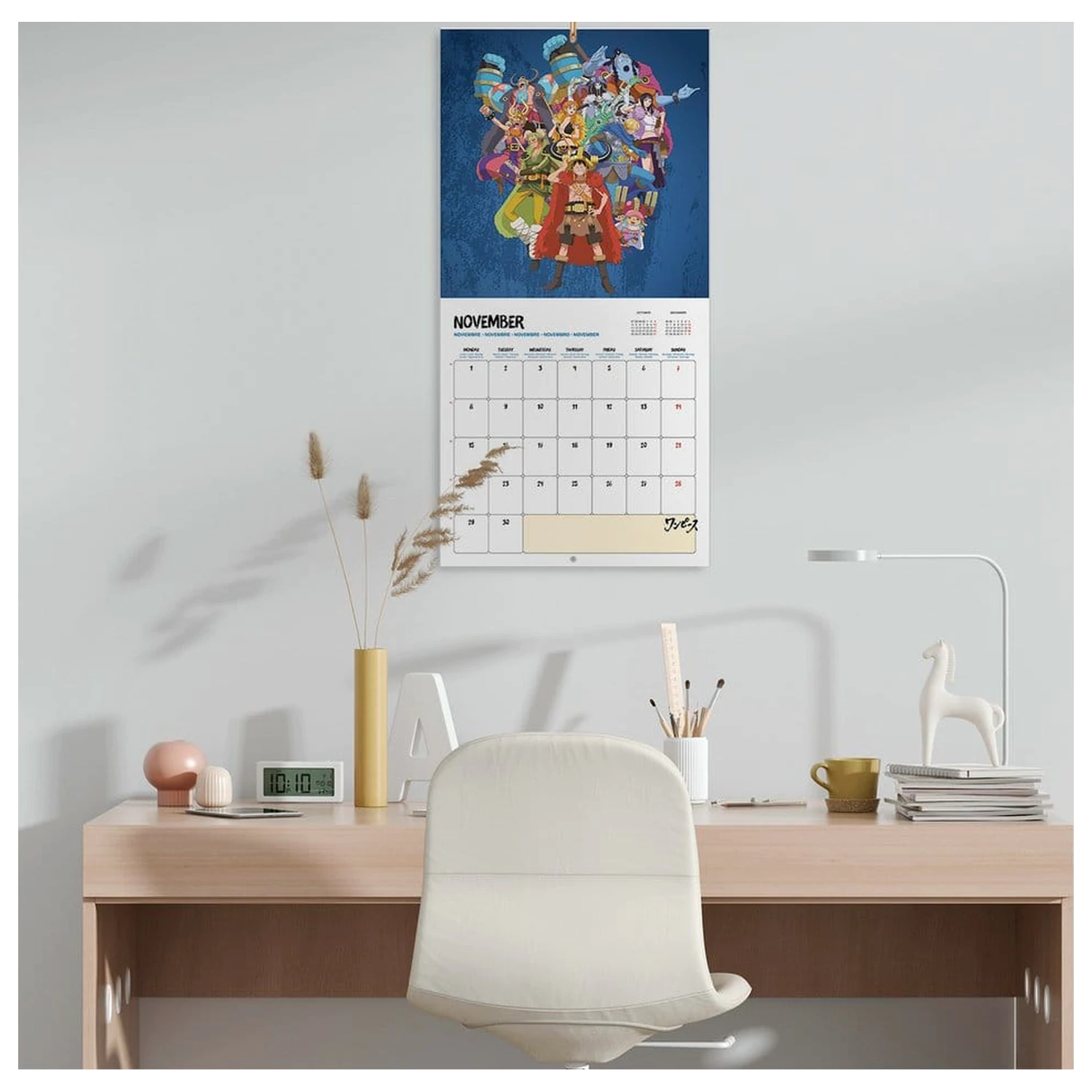 One Piece Wall Calendar 2027 30 x 30 cm product photo