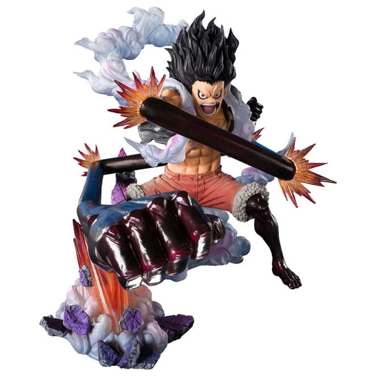 One Piece Figuarts ZERO Extra Battle PVC Statue Monkey D. Luffy Gear 4 Snake Man King Cobra 21 cm product photo