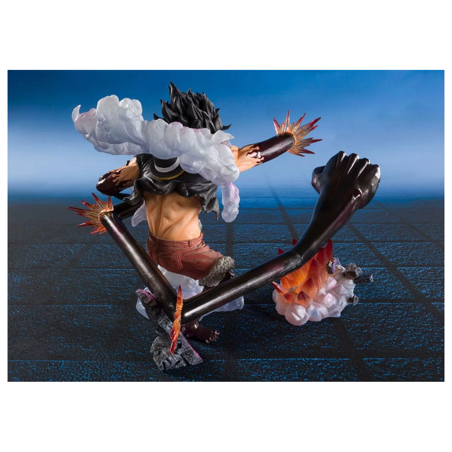 One Piece Figuarts ZERO Extra Battle PVC Statue Monkey D. Luffy Gear 4 Snake Man King Cobra 21 cm product photo