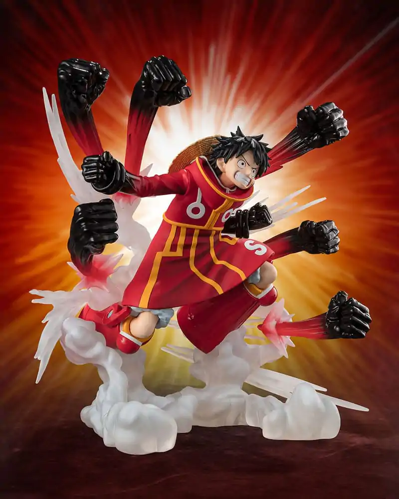 One Piece Figuarts ZERO Extra Battle PVC Statue Monkey D. Luffy -Gum Gum Hawk Gatling- 19 cm termékfotó