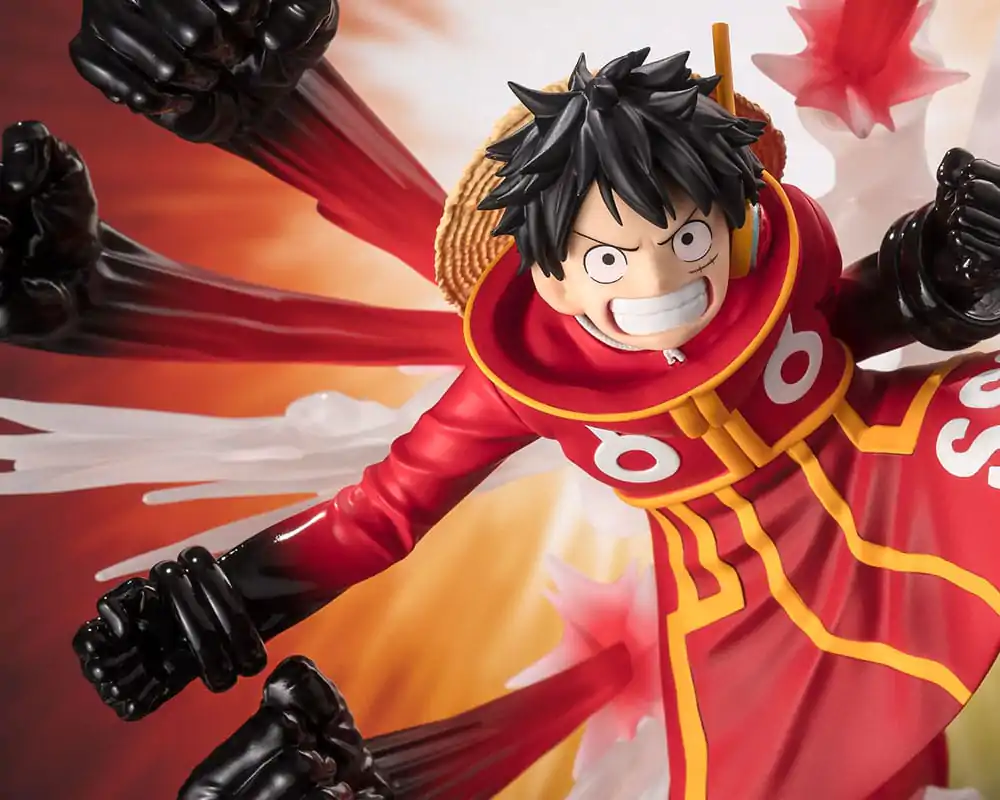 One Piece Figuarts ZERO Extra Battle PVC Statue Monkey D. Luffy -Gum Gum Hawk Gatling- 19 cm termékfotó