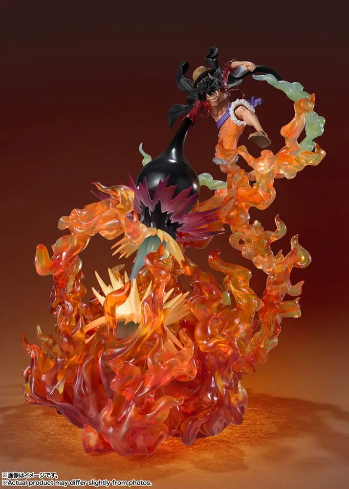 One Piece FiguartsZERO PVC Statue (Extra Battle) Luffy Red Roc 45 cm product photo