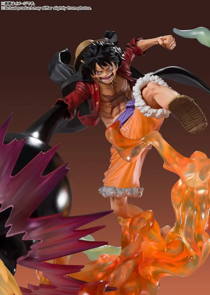 One Piece FiguartsZERO PVC Statue (Extra Battle) Luffy Red Roc 45 cm product photo