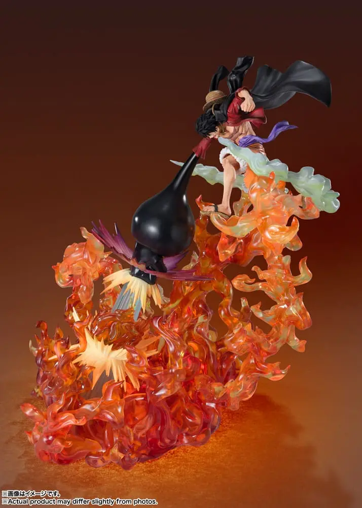 One Piece FiguartsZERO PVC Statue (Extra Battle) Luffy Red Roc 45 cm product photo