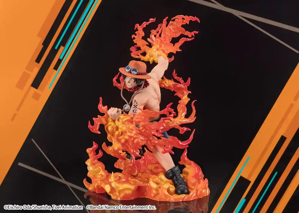 One Piece FiguartsZERO PVC Statue (Extra Battle) Portgas. D. Ace -One Piece Bounty Rush 5th Anniversary- 17 cm product photo