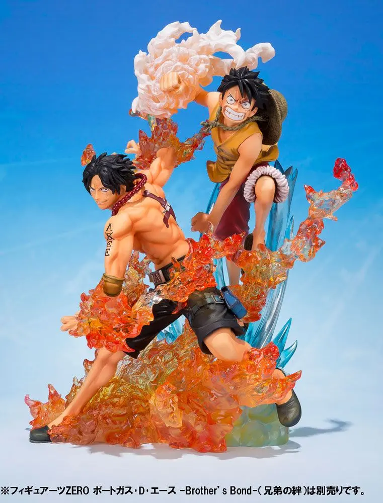 One Piece FiguartsZERO PVC Statue Monkey D. Luffy Brother's Bond 19 cm product photo