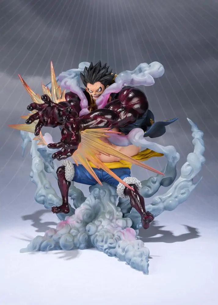 One Piece FiguartsZERO PVC Statue Monkey D. Luffy Gear 4 Leo Bazooka Reissue 18 cm product photo