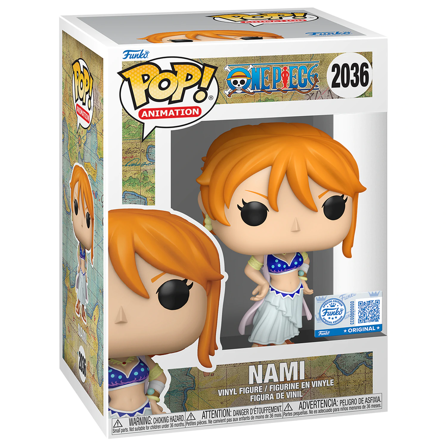 One Piece Funko POP! Animation Vinyl Figures OP- Nami (Alabasta) 9 cm product photo