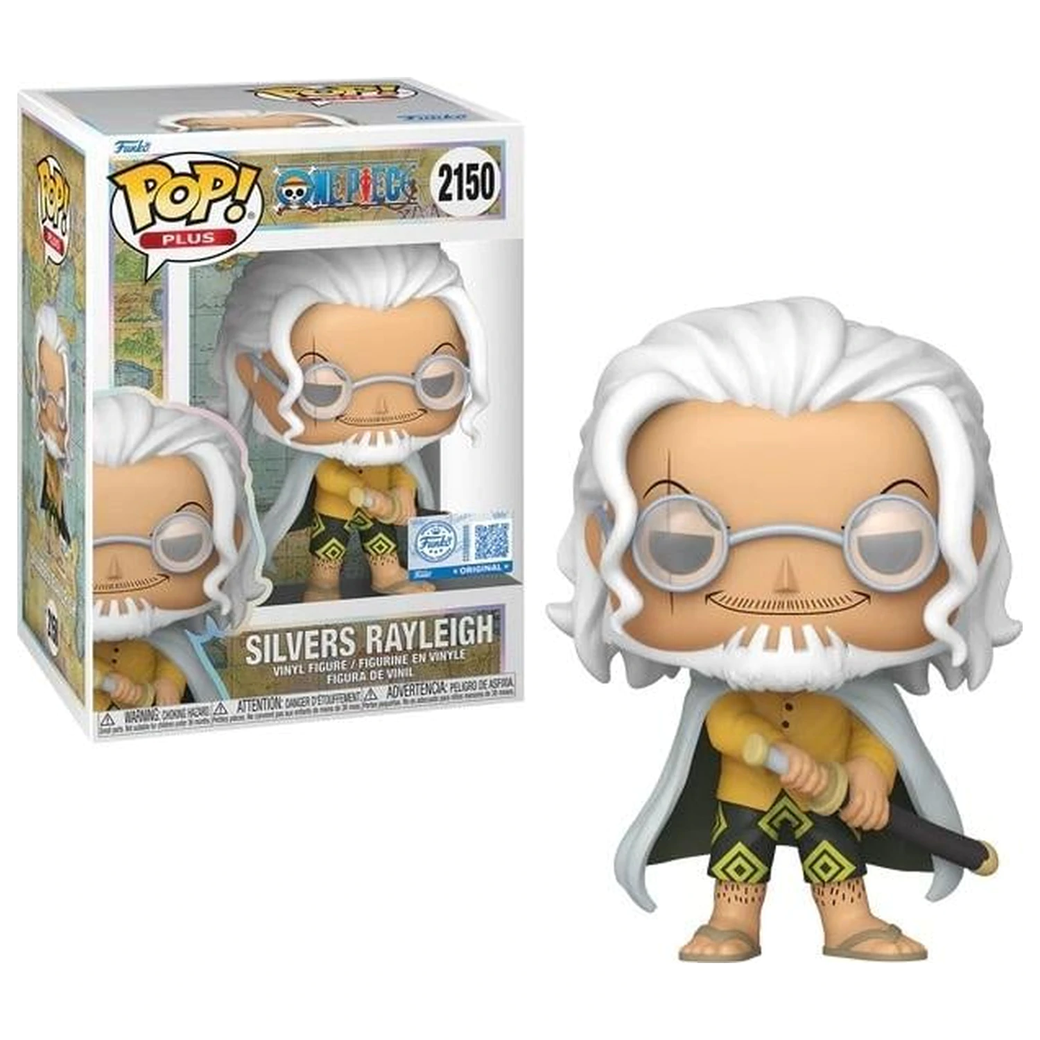 ONE PIECE Funko POP figure Animation Silvers Rayleigh  product photo
