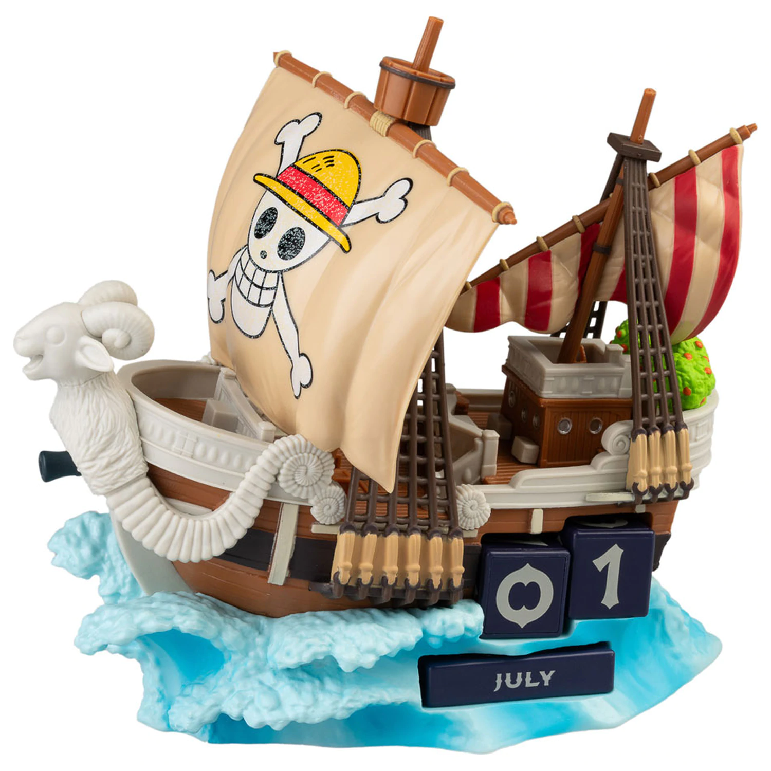 One Piece Going Merry 3D perpetual calendar product photo