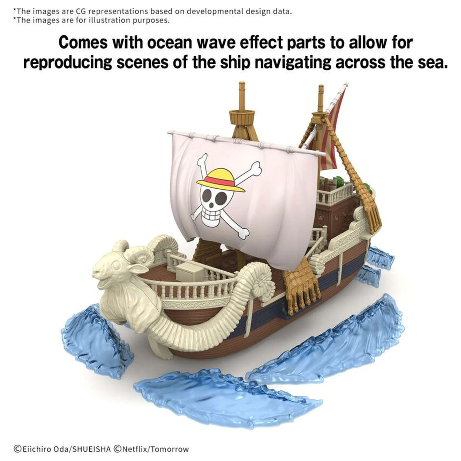 One Piece Grand Ship Collection Netflix Going Merry model kit figure product photo