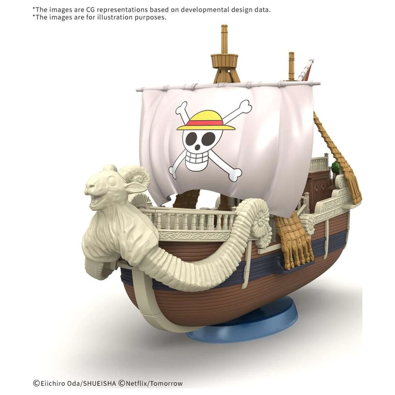 One Piece Grand Ship Collection Netflix Going Merry model kit figure product photo
