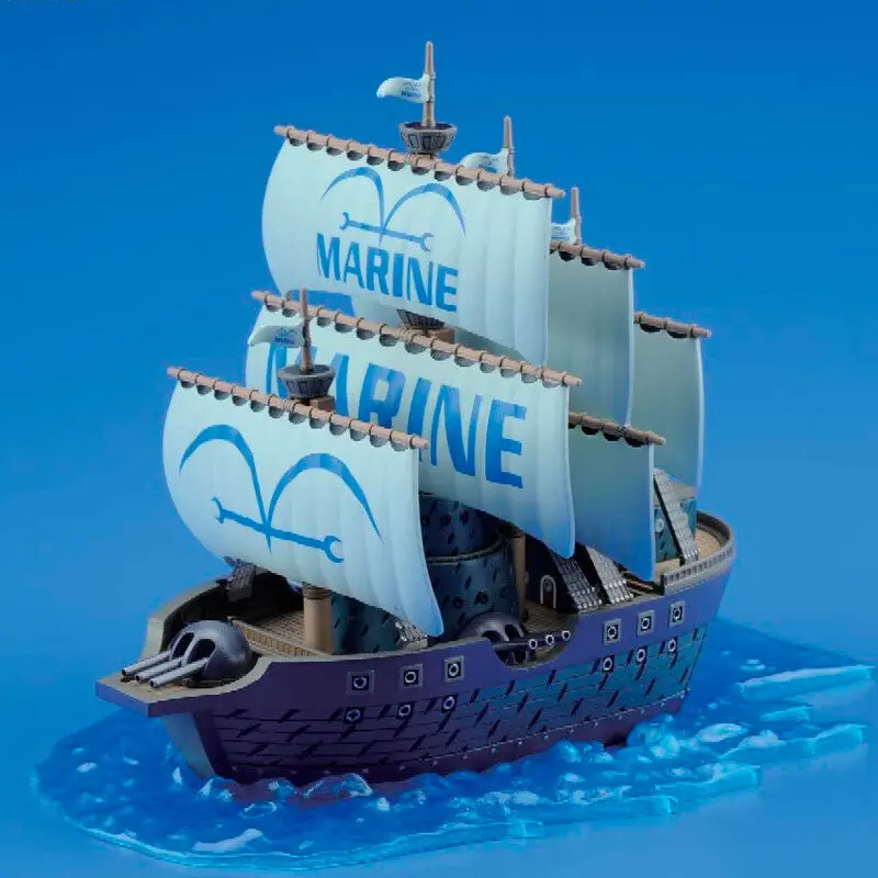 One Piece Grand Ship Collection Marine Ship Model Kit figure 15cm termékfotó