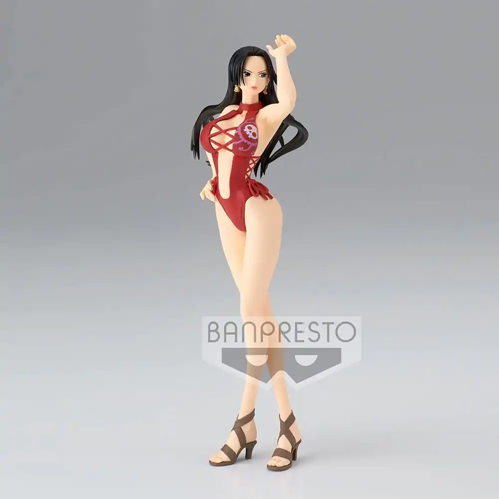 One Piece Grandline Girls on Vacation PVC Statue Boa Hancock Ver. A 19 cm product photo