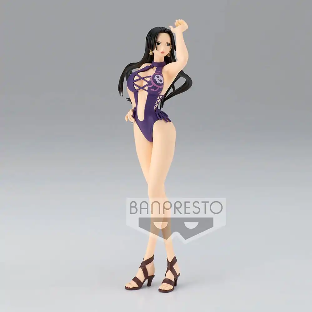 One Piece Grandline Girls on Vacation PVC Statue Boa Hancock Ver. B 19 cm product photo