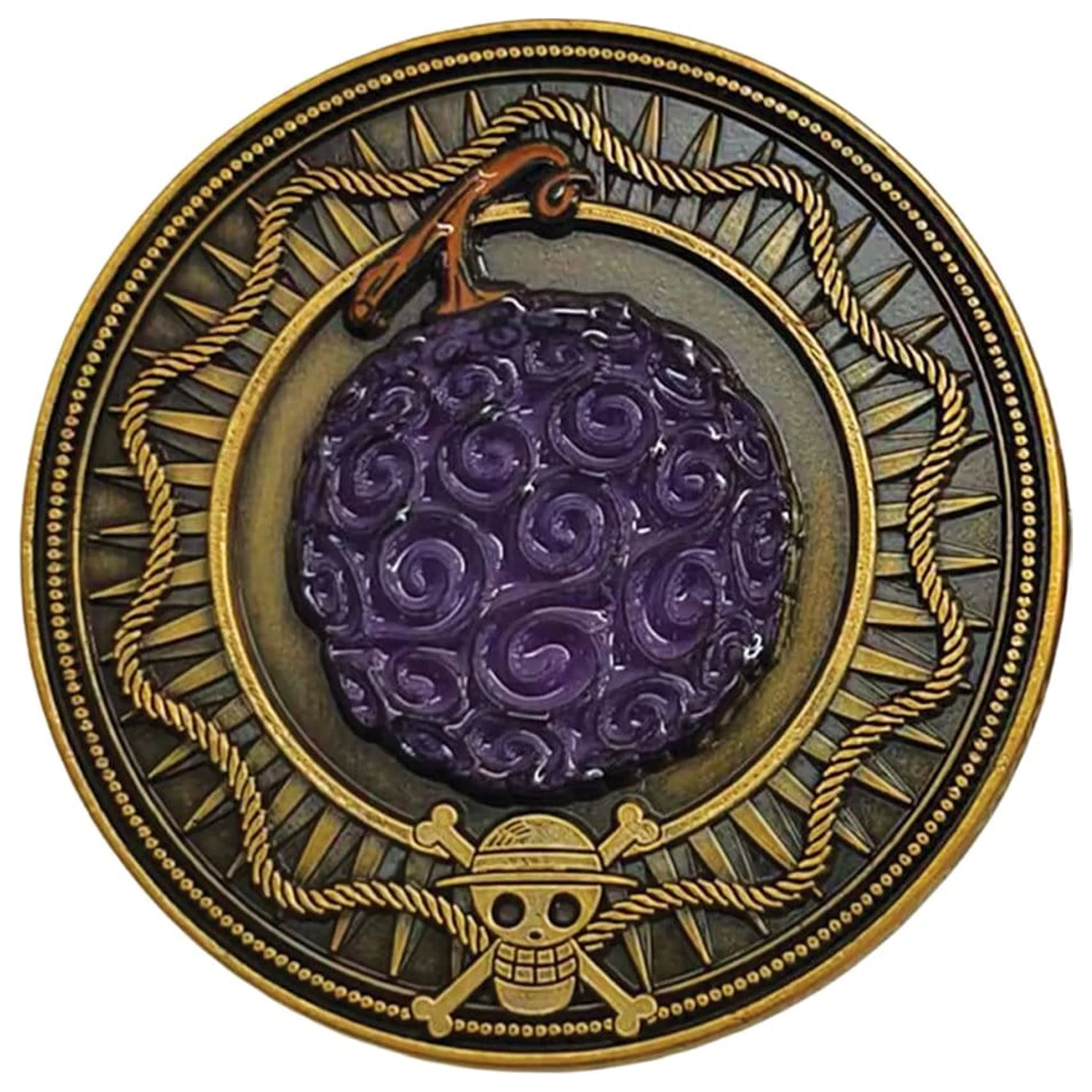 One Piece Collectable Coin Gum Gum Coin Limited Edition 4 cm product photo