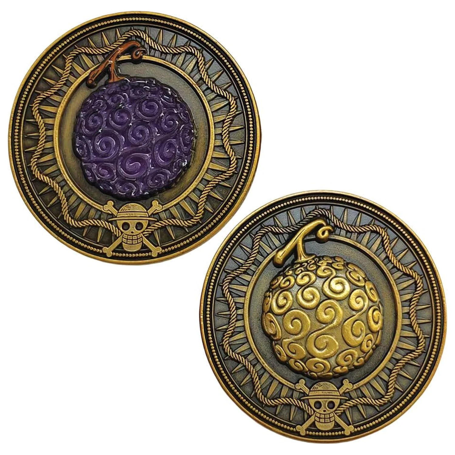 One Piece Collectable Coin Gum Gum Coin Limited Edition 4 cm product photo