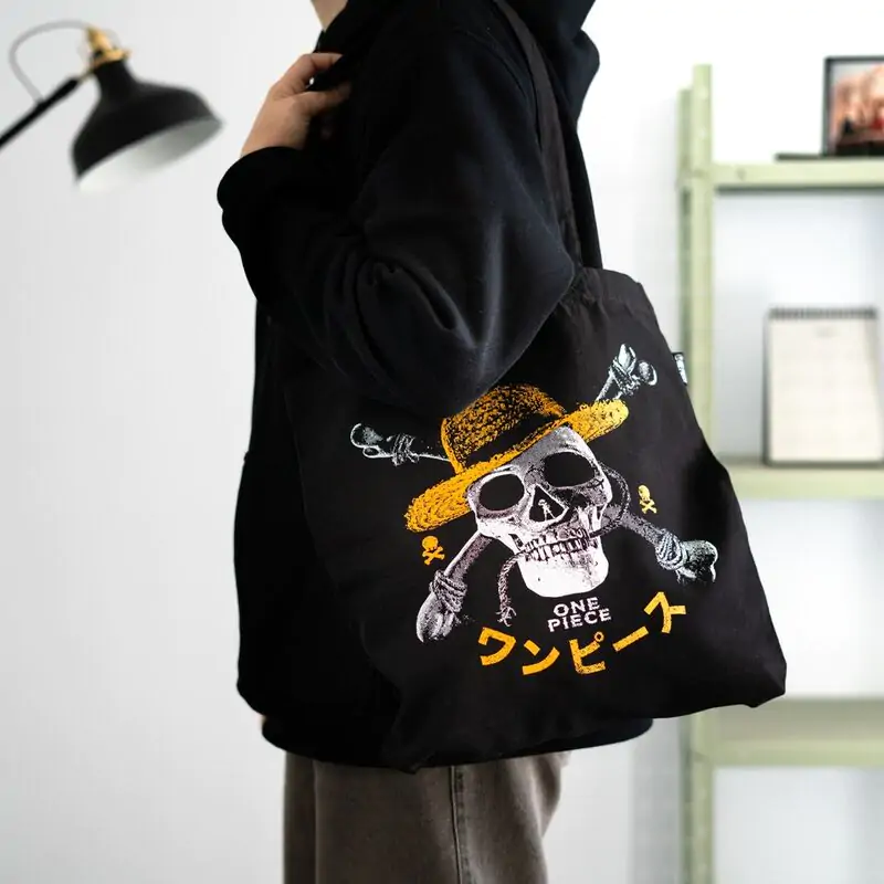 One Piece Jolly Roger shopping bag termékfotó