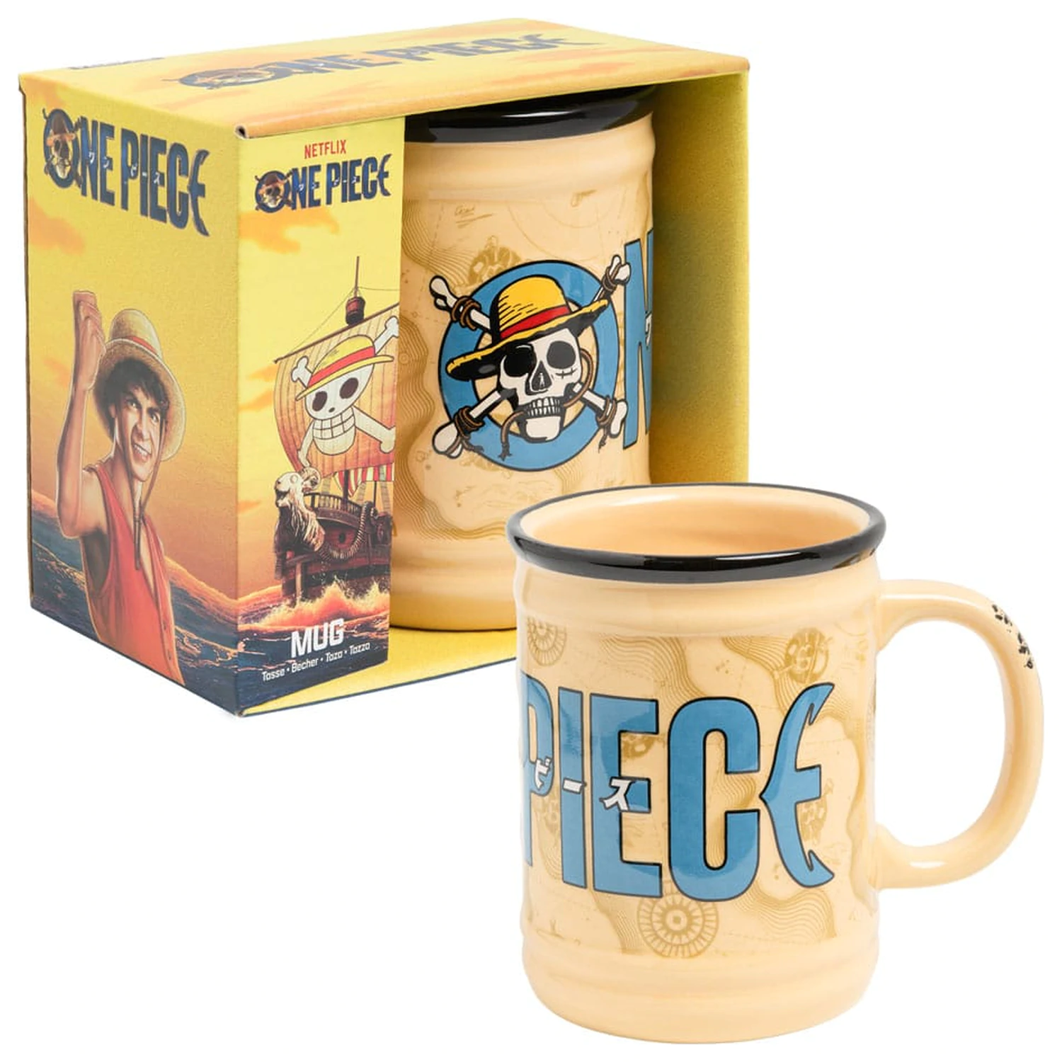 One Piece Shaped Mug Jolly Roger product photo