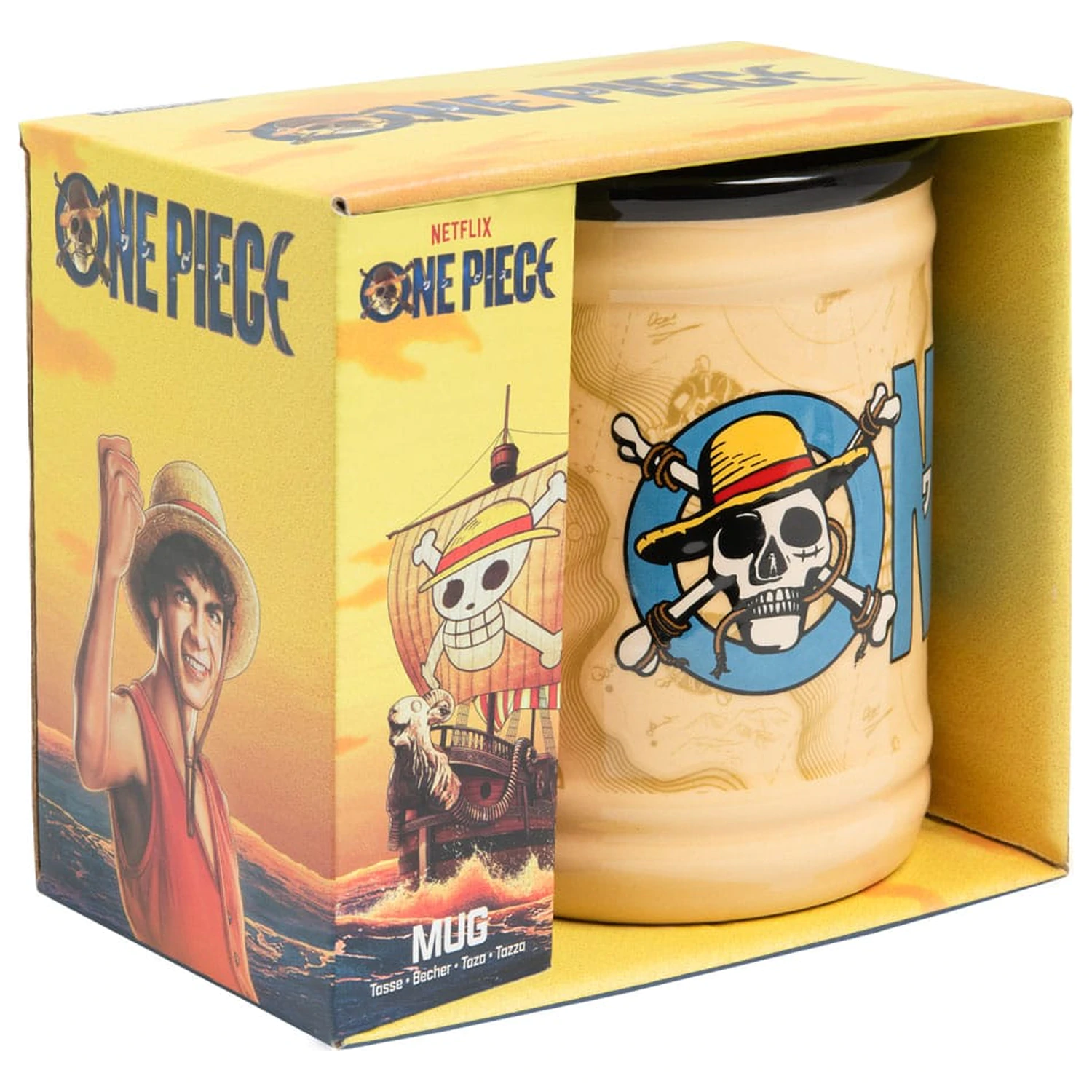 One Piece Shaped Mug Jolly Roger product photo