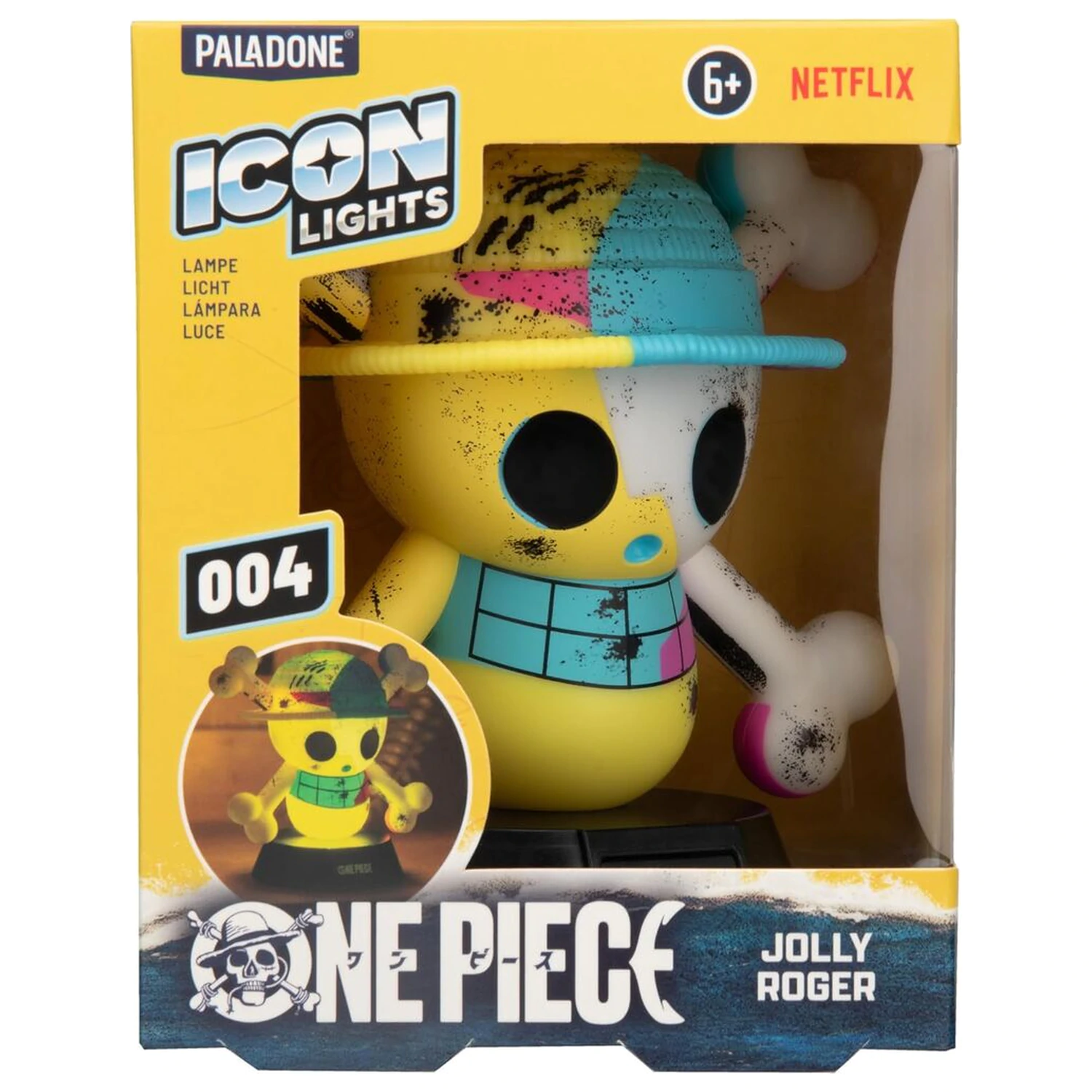 One Piece Jolly Roger Icon lamp product photo