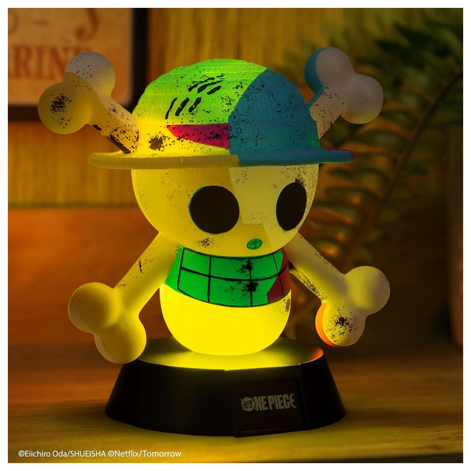 One Piece Jolly Roger Icon lamp product photo