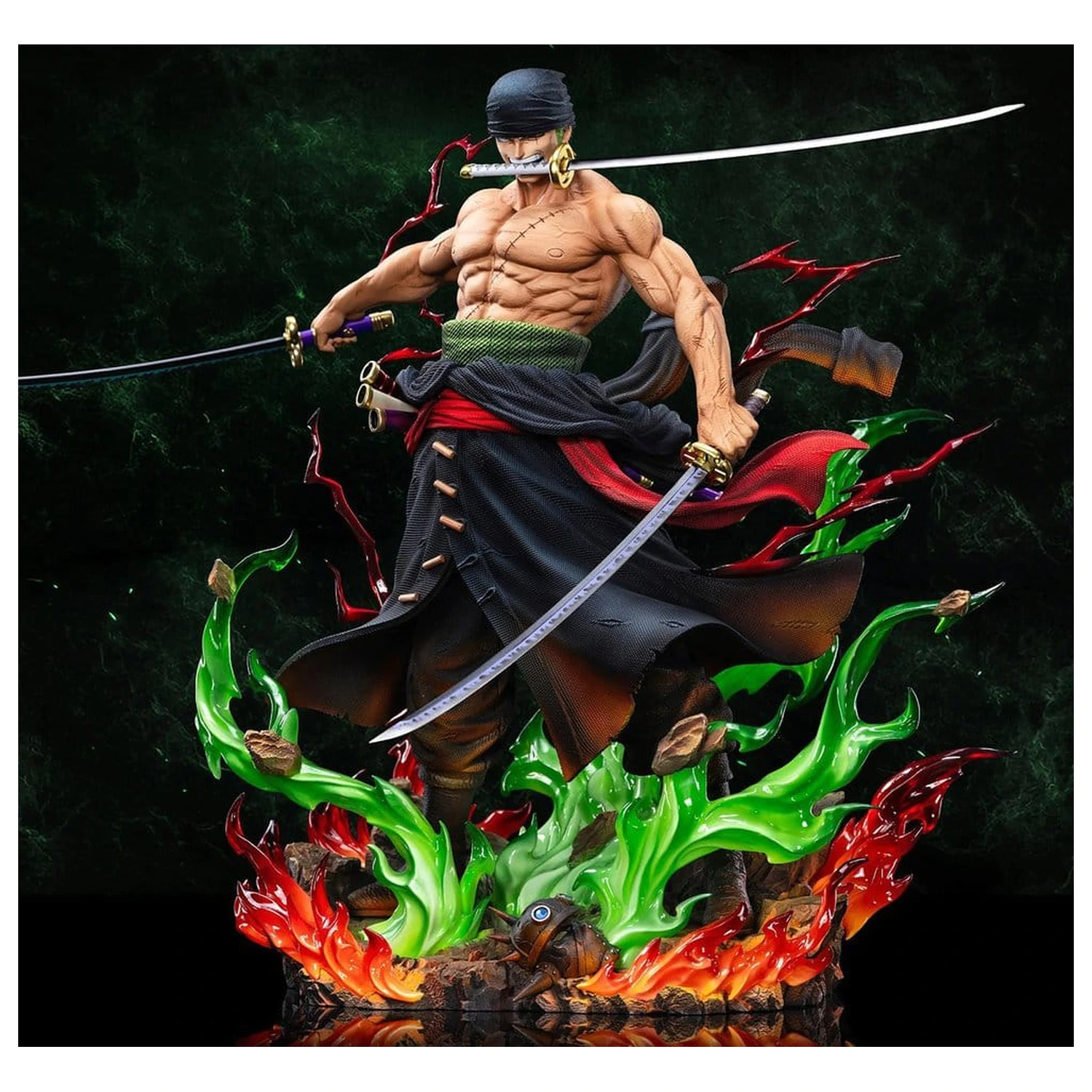 One Piece Legendary Straw Hat Crew Series Statue Roronoa Zoro (Premium Version) 34 cm product photo