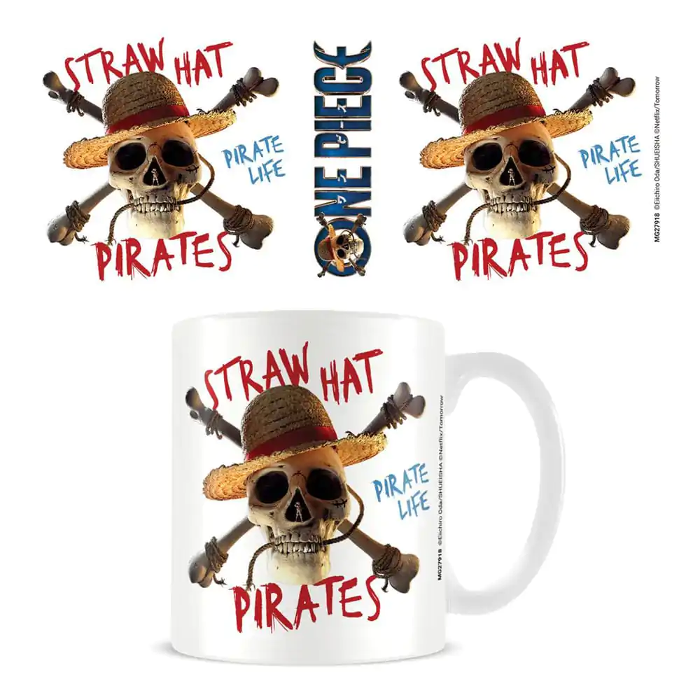 One Piece Live Action Mug Straw Hat Pirate Emblem termékfotó