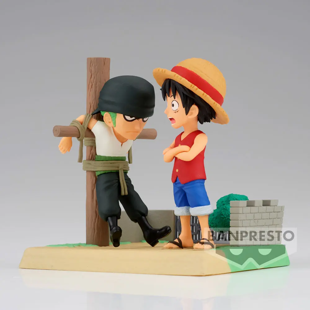 One Piece Log Stories Monkey D Luffy & Roronoa Zoro figure 7cm termékfotó