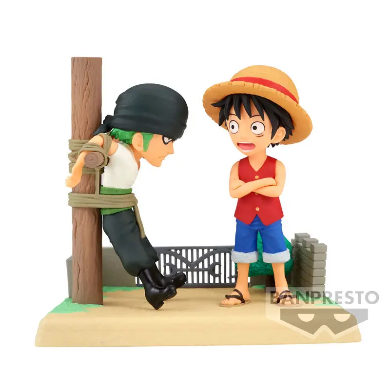 One Piece Log Stories Monkey D Luffy & Roronoa Zoro figure 7cm termékfotó