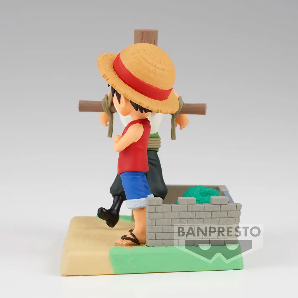 One Piece Log Stories Monkey D Luffy & Roronoa Zoro figure 7cm termékfotó